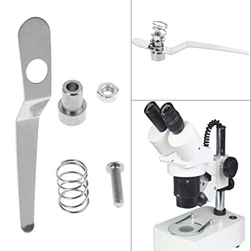 Stainless Steel Specimen Presser Holder Slides Clips for Biological Microscope Accessories Parts Easy to Install