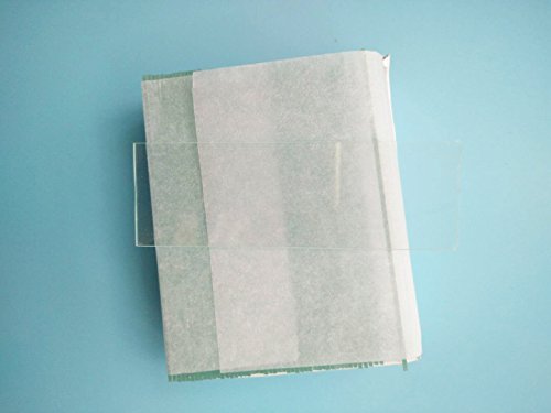 MUHWA 50PCS Blank Microscope Slides and 100 PCS 22mmx22mm Square Cover Glass (7101 Non-Frosted) - style: Non-Frosted
