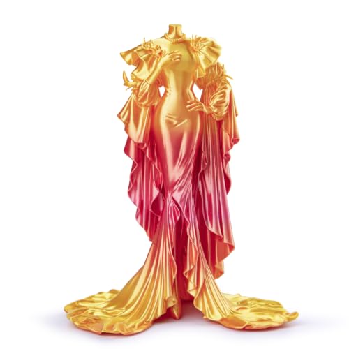 ZIRO Silk Fast Color Changing PLA Filament, Accuracy +/-0.03mm, Passionate - color: Passionate (Silky)