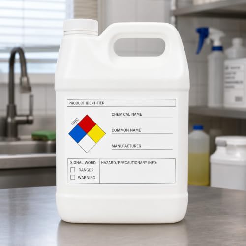 2 X 3 SDS Labels Chemical Safety Stickers NFPA Chemical ID Labels