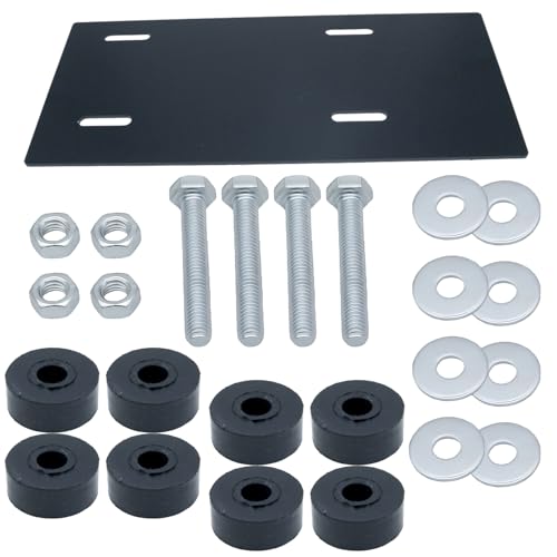 212Cc Engine Mount Plate Kit with Bolts Compatible with Harbor Freight Predator Engine 212cc 6.5HP