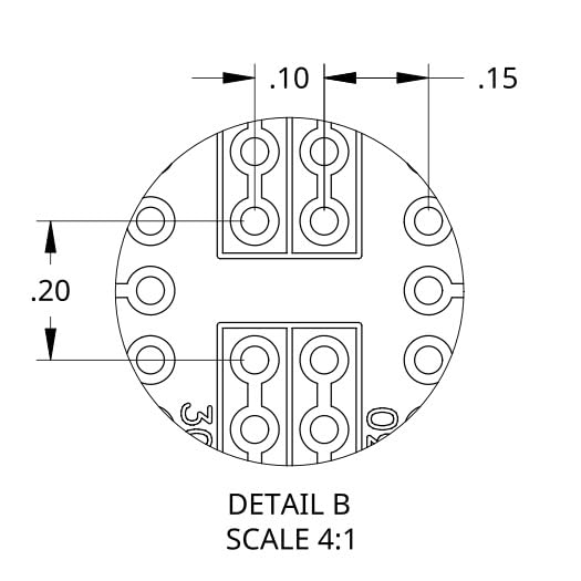 Double Sided ENIG Protoboard, Solderable Breadboard, Electronic Circuit Board for DIY Prototype Circuit, FR4, Plated Through Hole Solder Prototype Board, ST-PROTO-3-6 (3" x 6") - style: 3" x 6"