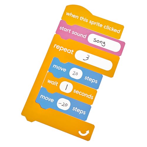 hand2mind Scratch Block-Based Coding Magnetic Demonstration Set - style: Demonstration Set