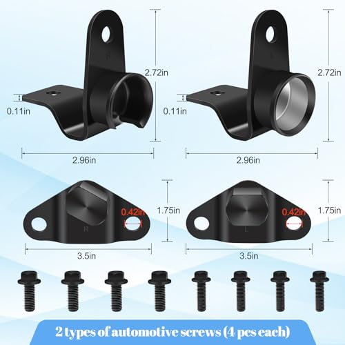 AHIER Tailgate Hinge Kit for 1999-2007 Chevy Chevrolet Silverado GMC Sierra