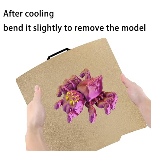 Build Plate for Bambu Lab P1S P2S A1 X1C X1 X1E P1P: PEI Build Plate Double-Sided Textured Flexible PEI Spring Steel Build Platform, 3D Printer Build Surface for 3D Printing Hobbyist, 257 X 257mm - style: Textured PEI+Textured PEI