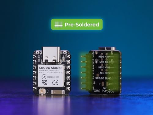 Seeed Studio XIAO ESP32C6 Pre-Soldered Development Board - color: ESP32C6, size: Pre-Soldered