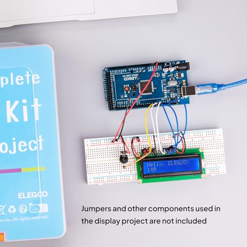 ELEGOO 4PC Solderless Breadboard Kit, 830 & 400 Tie Points Prototype Board - size: 2 PCS 830 Point + 2 PCS 400 Point