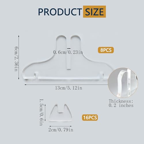 Acrylic Poster Board Stand Holder,8 Pcs Foam Board Stands For Display Table Top Sign Menu,Double-Sided Desktop Flyer Holder For Picture Paper Frame Home Office Restaurants Store Retail Show Fai