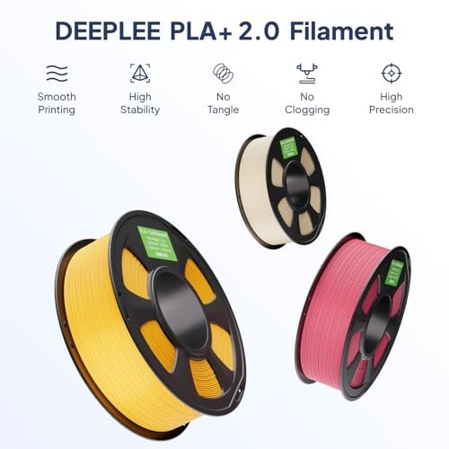 PLA+ 2.0 Filament 1.75mm 3D Printer Filament, Green 1KG - color: 1kg*green