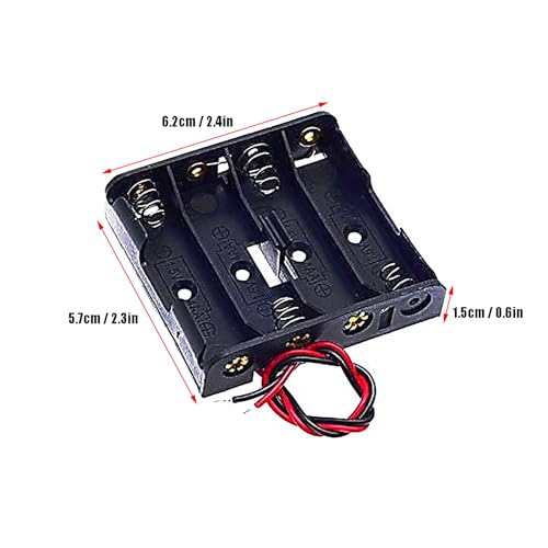 8pcs AA Battery Holder 2pcs Single AA Battery Holder 2pcs 2X 1.5V 2 AA Battery Holder 2pcs 3 AA Battery Holder with Wires 2pcs 4X 1.5V 4 AA Battery Holder - size: AA Battery Holder Sets