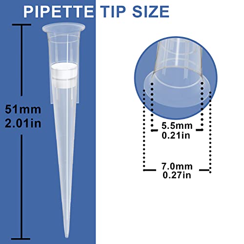 ONiLAB 200µL Universal Pipette Tips, 96 Tips/Rack, DNase/RNase Free - size: 200ul