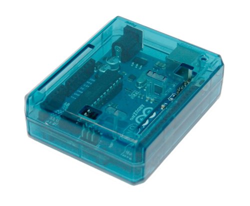 SB Uno R3 Case Enclosure New Transparent (Blue) Computer Box Compatible with Arduino UNO R3