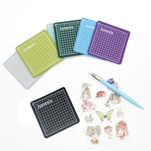 Self-Healing Cutting Mat, 4PCS Mini Sewing Mat with Double Sided Craft Cutting Board for Sewing, Crafts, Hobby, Fabric, Precision Scrapbooking Project