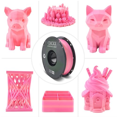 Matte Rainbow PLA 3D Printer Filament,1KG Spool (2.2lbs), Spring Pink - color: Four Seasons of Spring