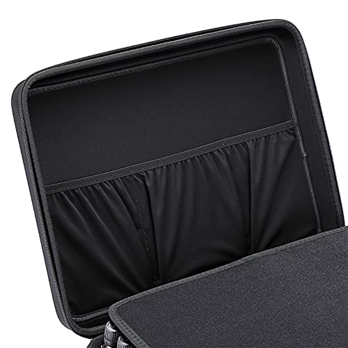 Hipiwe 108 EVA Essential Oils Carrying Case Holds 5ml, 10ml, 15ml Bottles - color: Black