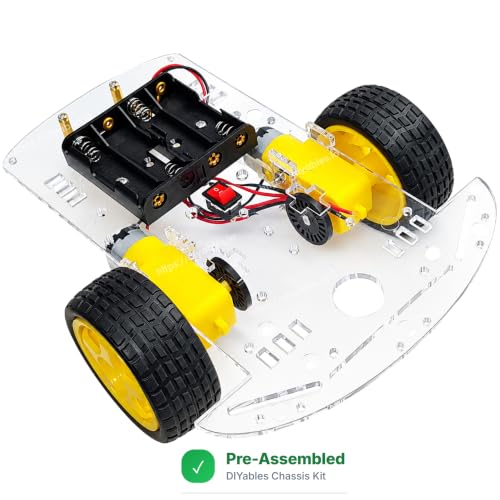 2WD Smart Robot Car Chassis Kit, Pre-Assembled - style: BASIC