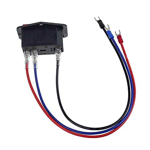 Inlet Module Plug 3D Printer Arcade Power Switch 10A 250V Power Socket with 10A 15A Fuse 18 AWG Extension Cable 3 Pin IEC320 C14 Male Power Switch (Pack of 2 Pcs)
