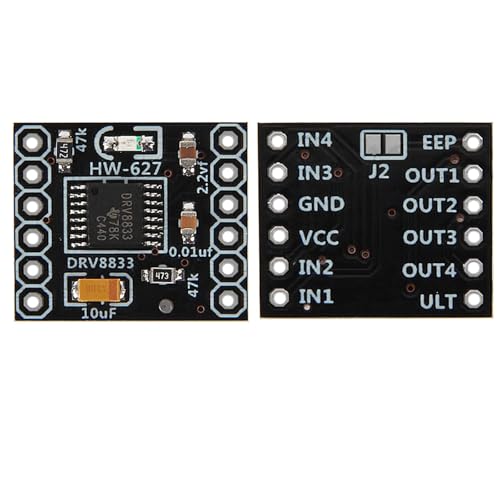 DIANN 5pcs DRV8833 Motor Drive Module 1.5A Dual H Bridge DC Gear Motor Driver Controller Board - color: 5pcs