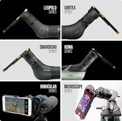 Phone Skope Complete Digiscoping Kit: Ideal Scope Camera for Hunting/Birding/Stargazing - Phone Scope Adapter Kit Includes Phone Scope Mount Case, Eyepiece Adapter, Lens Cloth - Fits Most Smartphones - color: Compatible with iPhone 11 PRO (3 Cameras), siz