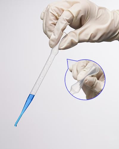 Disposable Plastic Transfer Pipettes, 3ml Graduated Pipettes Droppers Drop for Essential Oil, Science Experiments, Crafts, DIY Lash Serums, Castor Oil 100 Pack (NOT Individually Packed)