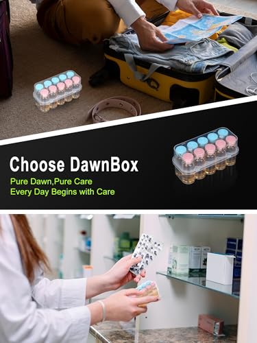 Peptide Case for Fridge, 10ml Vial Holder 10-Slot Insulin & Peptide Storage Case for 10ml Vials, Insulin Cooler Travel Case TSA Approved Vial Storage Case for Diabetic Organizer, GLP-1