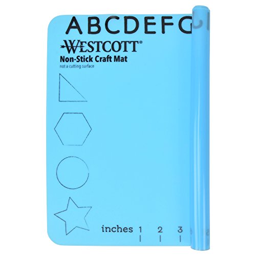 Westcott 16815 Projectmate Non-Stick Silicone Mat for Crafts, Glue Guns, Size 12 x 18 In - size: 18"L x 12"W
