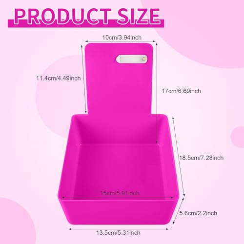 Tioncy 14 Pack Dental Lab Pans, Medium with Steel Clip, Purple - color: Purple