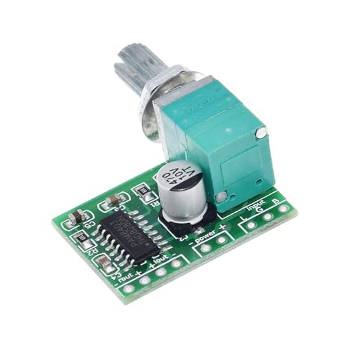 Gebildet Mini 3W+3W DC 5V Audio Amplifier Handy Digital Power Amp Module Board Dual-Channel PAM8403 Stereo Amplifiers with Potentiometer for DIY Portable - style: PAM8403