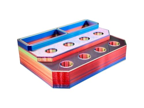 Slide Stand-14mm Eight Spaces with Segmented Storage (Confetti) - color: Confetti