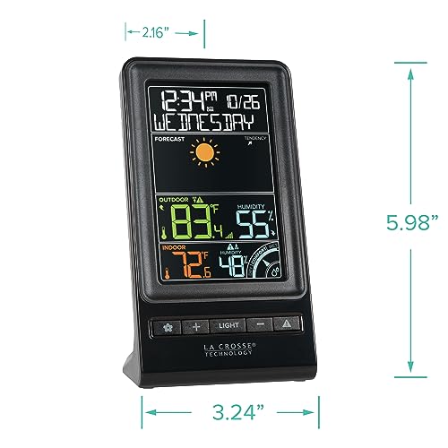 La Crosse Technology 308-1415C Digital Multi-Color Wireless Forecast Station