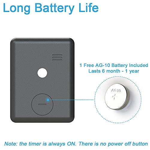 Attom Tech 2 Pack Slim Digital Kitchen Timer Magnetic Countdown for Cooking