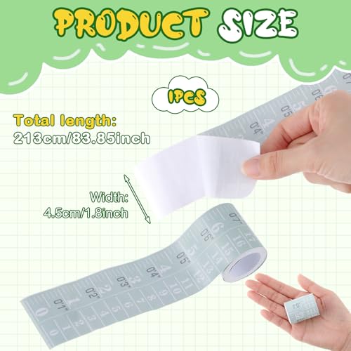 Tatuo 1 Pc Height Growth Chart for Wall Ruler Tape Adhesive for Home,Green - color: Green