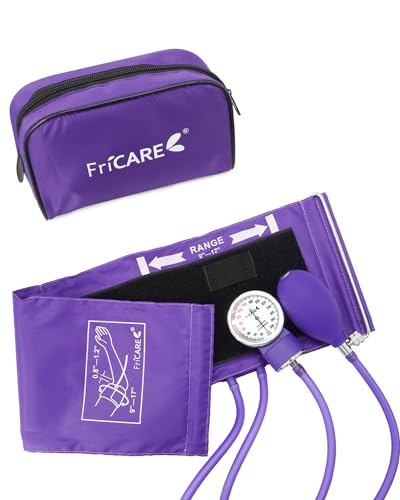 FriCARE Purple Manual Blood Pressure Cuff for Nurses/Nursing Students - color: Roland Purple