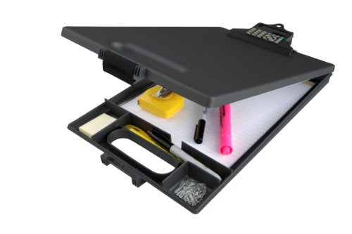 Dexas Clipcase Calculator Storage Clipboard, Black