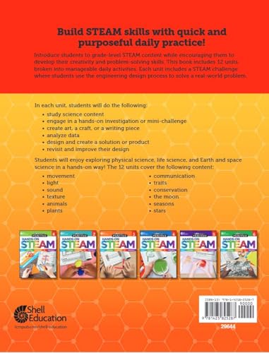 180 Days®: Hands-On STEAM for Grade 1: Practice, Assess, Diagnose