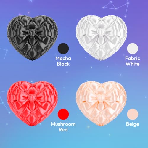AMOLEN Silk PLA 3D Printer Filament 1.75mm 200g x 4 Spools Bundle, Beige/Red/Black/White High Gloss Metallic PLA for Anime Classic Game Hero, Dimensional Accuracy +/- 0.02mm - color: Black/White/Beige/Red