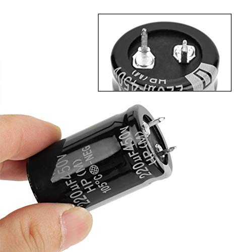 Acogedor 10Pcs 220uF 450V Electrolytic Capacitor Nichicon 25x40mm
