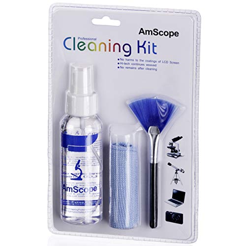 AmScope CLS-CKI-KIM Microscope and Camera Lens Cleaning Kit for Lenses
