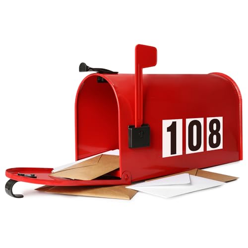 4 Inch Self Adhesive Numbers for Mailbox, Reflective Mailbox Number 120 PCS - color: 120 Numbers, size: 4 inch