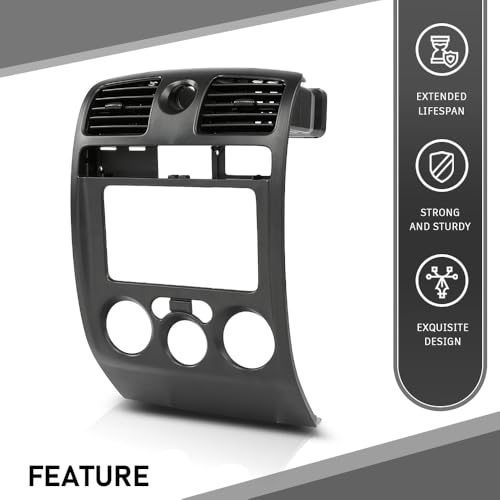 Radio Dash Bezel Trim Panel, Cover, Black - color: Black, size: Colorado/Canyon 2004-2012
