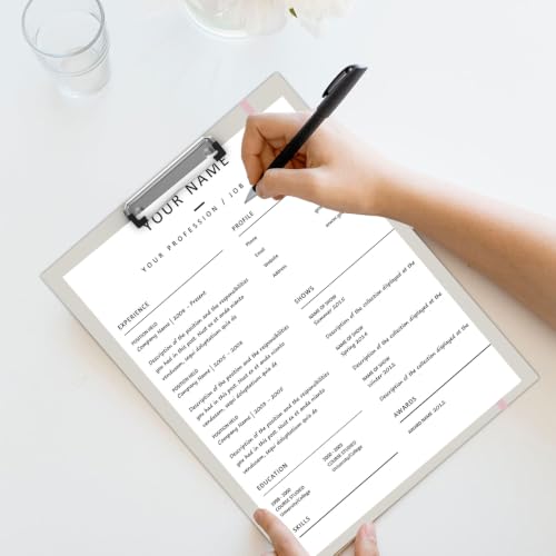A4 Cute Clipboard Folio with Notepad Clipfolio and Interior Storage, Foldable Nursing Legal Size Clipboards for Work/Kids/Teachers - Good Day - color: Good Day