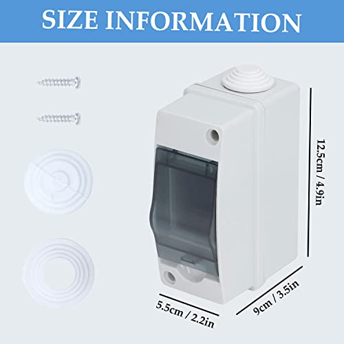 IP66 Waterproof Distribution Box,Distribution Protection Box - color: 2 Way