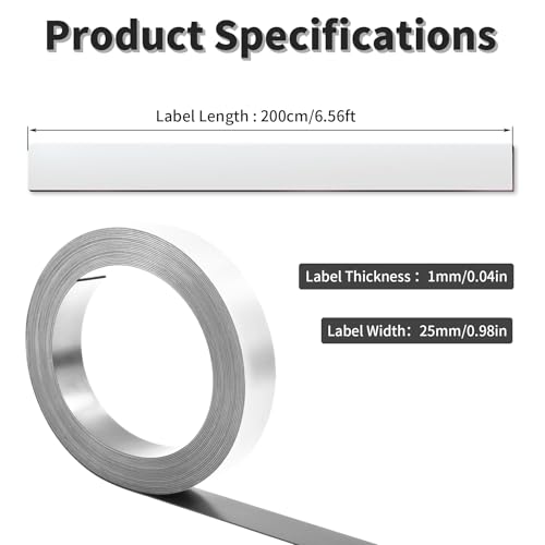 25mm x 2000mm Dry Erase Magnetic Strip, White - size: 2m White