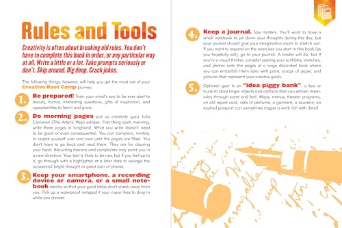 Creative Boot Camp: An Interactive Journal to Jumpstart Your Creativity!
