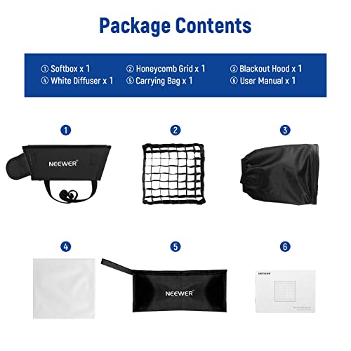 NEEWER Softbox Diffuser for NL660/SNL660/RGB660/RGB660 Pro/RGB660 PRO II - style: Softbox