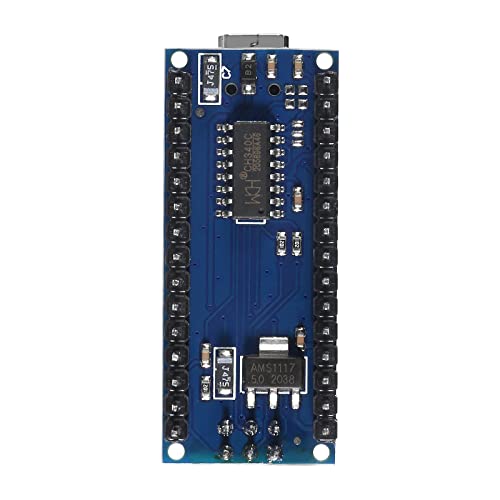 4Pcs for Nano V3.0 ATmega328P Module CH340G 5V 16M Mini USB Micro Controller Development Board with PIN Headers(Without USB Cable) - color: Mini USB A