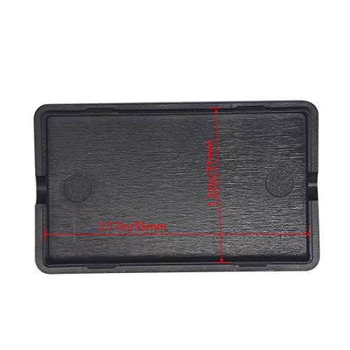 Zulkit 5Pcs Project Boxes ABS Plastic Electrical Project Case Power Junction Box Black 2.36 x 1.42 x 0.67 inch (60 x 36 x 17 mm) - color: 5 PCS, size: 2.36" x 1.42" x 0.67"