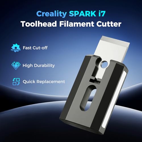 Creality SPARKX i7 Toolhead Filament Cutter, Original SPARKX i7 Combo Filament Cutter Module Accessories, Fast Cut Off Filaments, High Durability and Quick Replacement Parts for 3D Printers 5PCS - size: SPARKX i7