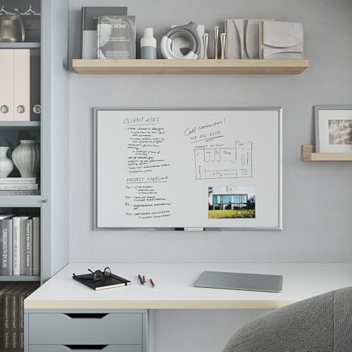 U Brands Dry Erase Whiteboard, 36" x 24", Magnetic, Aluminum Frame - style: 23 x 35 Value Pack