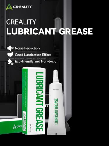 Creality 3D Printer Lubricant Grease, Non-Toxic, Odorless, Noise Reducing & Anti-Wear, High Viscosity Lubricating Paste for Linear Rods, Lead Screws, 3D Printers Parts, Gear Grease (2 Pack) - style: Lubricant Grease